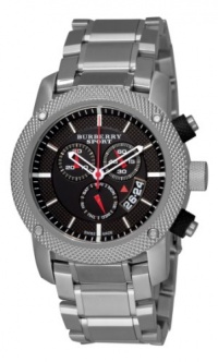 Burberry Men's BU7702 Heritage Black Chronograph Dial Bracelet Watch Burberry Men's BU7702 Heritage Black Chronograph Dial Bracelet Watch
