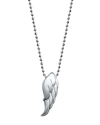 Have a little faith in this sterling silver pendant from Alex Woo. If little, it's wing-shaped charm hints at your free-spirited side. Have a little faith in this sterling silver pendant from Alex Woo. If little, it's wing-shaped charm hints at your free-spirited side.