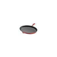 Le Creuset Enameled Cast-Iron 15-3/4-Inch Oval Fish Skillet, Cherry Le Creuset Enameled Cast-Iron 15-3/4-Inch Oval Fish Skillet, Cherry