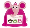 3 Sprouts Photo Frame, Pink Elephant