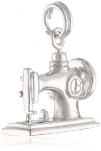 Sterling Silver Sewing Machine Charm Sterling Silver Sewing Machine Charm