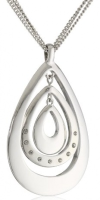 Kenneth Cole New York Urban Crystal Teardrop Orbital Pendant Necklace Kenneth Cole New York Urban Crystal Teardrop Orbital Pendant Necklace