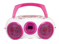 Digital Blue Barbie Boombox White/Pink Digital Blue Barbie Boombox White/Pink
