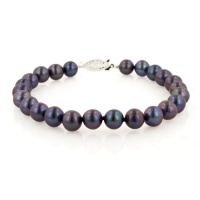 Colored Freshwater Cultured A Quality 7.5-8mm Pearl Bracelet Colored Freshwater Cultured A Quality 7.5-8mm Pearl Bracelet