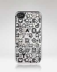 Gritty-pretty: this MARC BY MARC JACOBS iPhone case is tagged in a dreamy, graffiti-inspired print. Gritty-pretty: this MARC BY MARC JACOBS iPhone case is tagged in a dreamy, graffiti-inspired print.