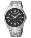 Powered by the sun, this Solar watch from Seiko energizes your everyday look.