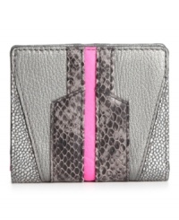 Sized right and dressed for night, this luxe little lovely from Juicy Couture is the ultimate escort. Crafted in posh python-embossed leather with bold stripe detailing, it's organized interior stows only the essentials. Sized right and dressed for night, this luxe little lovely from Juicy Couture is the ultimate escort. Crafted in posh python-embossed leather with bold stripe detailing, it's organized interior stows only the essentials.
