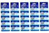 Bluecell 25 Pcs CR2016 Lithium Button Cell Battery 3V for Watch Toy Calculator + Free Bluecell Cable Tie