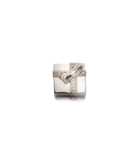 A glorious gift bead that sparkles in sterling silver and cubic zirconia accents. Donatella is a playful collection of charm bracelets and necklaces that can be personalized to suit your style! Available exclusively at Macy's. A glorious gift bead that sparkles in sterling silver and cubic zirconia accents. Donatella is a playful collection of charm bracelets and necklaces that can be personalized to suit your style! Available exclusively at Macy's.