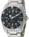 Seiko Men's SKA371 Kinetic Dive Silver-Tone Watch