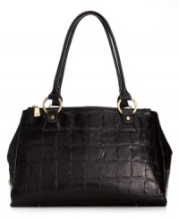 Opt for the exotic in your everyday accessorizing with this posh, croc-embossed leather tote from Giani Bernini that's finished with distinctive detailing. Perfectly sized and outfitted with plenty of pockets and compartments to handle all your for day-to-night demands. Opt for the exotic in your everyday accessorizing with this posh, croc-embossed leather tote from Giani Bernini that's finished with distinctive detailing. Perfectly sized and outfitted with plenty of pockets and compartments to handle all your for day-to-night demands.
