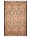 Perfect vision. Tickle the eye with the pleasing diamond pattern and pretty coral hue of Liora Manne's Lakai Diamond rug from the Promenade collection. Hand hooked of a durable, UV stabilized polypropylene-acrylic blend, this dynamic rug can be used virtually anywhere in your home, indoors or out.