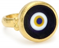 GURHAN Evil Eye 24K Gold Ring, Size 7 GURHAN Evil Eye 24K Gold Ring, Size 7