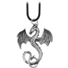 Inox 316L Stainless Steel Fire Dragon Design Pendant (Pendant Only)