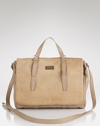 See by Chloé gets academic with this scholarly-inspired satchel. Crafted of textured haircalf with leather accents, it's such a smart statement piece. See by Chloé gets academic with this scholarly-inspired satchel. Crafted of textured haircalf with leather accents, it's such a smart statement piece.