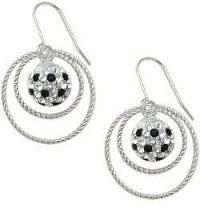 SWAROVSKI® Elements Double Circle Ball Earrings SWAROVSKI® Elements Double Circle Ball Earrings