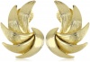 Anne Klein Araway Gold-Tone Garland Button Earrings