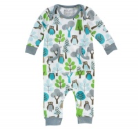Dwellstudio Organic Long Sleeve Playsuit, Owls, 0-3 Months Dwellstudio Organic Long Sleeve Playsuit, Owls, 0-3 Months
