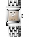 GUCCI Women's YA128501 G-Frame Quartz Brown Dial Watch