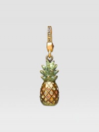 Symbolizing warmth and hospitality, this sparkling handcrafted charm is as welcoming as it is witty. Enamel CRYSTALLIZED - Swarovski ElementsBrass-plated pewter Length, about 1¼ Spring clip clasp Imported Symbolizing warmth and hospitality, this sparkling handcrafted charm is as welcoming as it is witty. Enamel CRYSTALLIZED - Swarovski ElementsBrass-plated pewter Length, about 1¼ Spring clip clasp Imported