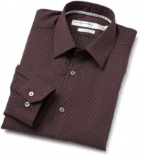 Perry Ellis Men's Perry Ellis Premium City Fit Stripe Dress Shirt Perry Ellis Men's Perry Ellis Premium City Fit Stripe Dress Shirt