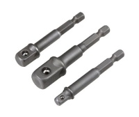 TEKTON 2902 Power Driver Extension Socket Adapter Set, Cr-V, 3-Piece TEKTON 2902 Power Driver Extension Socket Adapter Set, Cr-V, 3-Piece
