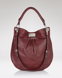 Give your accessories wardrobe a jolt with MARC BY MARC JACOBS' favorite leather hobo. With its covet-worthy shape and on-trend hue, this bag is destined to be the envy of the it-crowd. Give your accessories wardrobe a jolt with MARC BY MARC JACOBS' favorite leather hobo. With its covet-worthy shape and on-trend hue, this bag is destined to be the envy of the it-crowd.
