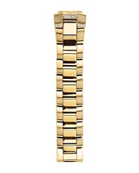 This gold-plated bracelet strap with diamond accents perfectly complements a Philip Stein watch head. This gold-plated bracelet strap with diamond accents perfectly complements a Philip Stein watch head.