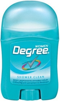 Degree Anti-Perspirant & Deodorant, Invisible Solid, Shower Clean, 0.5 Oz (14 G) (Pack of 36) Degree Anti-Perspirant & Deodorant, Invisible Solid, Shower Clean, 0.5 Oz (14 G) (Pack of 36)