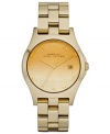 As luminous as a sunset, this golden Henry watch from Marc by Marc Jacobs fades sweetly with a gradient dial.