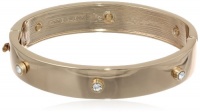 Anne Klein Dalton Gold-Tone Crystal Thin Bangle Bracelet Anne Klein Dalton Gold-Tone Crystal Thin Bangle Bracelet