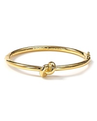 A sailor's knot bangle from kate spade new york conjures summers spent in Cape Cod cottages and East End estates. A sailor's knot bangle from kate spade new york conjures summers spent in Cape Cod cottages and East End estates.