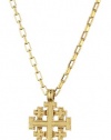 The Vatican Library Collection Gold-Tone Jerusalem Cross Necklace