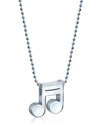 Take note of your accessories with this sterling silver necklace from Alex Woo, finished with a delicate music note charm. Take note of your accessories with this sterling silver necklace from Alex Woo, finished with a delicate music note charm.