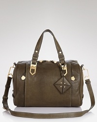 This ALLIBELLE satchel works the brand's characteristic cool - rich leather and hard-hitting details galore - with a day-right twist. This ALLIBELLE satchel works the brand's characteristic cool - rich leather and hard-hitting details galore - with a day-right twist.