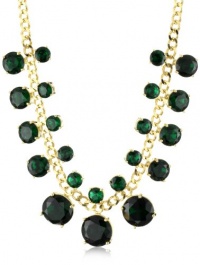 Kate Spade New York Crystal Cort Green Short Necklace Kate Spade New York Crystal Cort Green Short Necklace