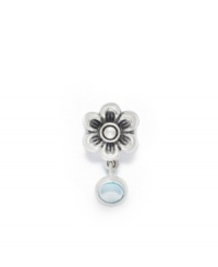 A pale blue aquamarine dangles from the sterling silver flower in this pretty March birthstone charm. Donatella is a playful collection of charm bracelets and necklaces that can be personalized to suit your style! Available exclusively at Macy's. A pale blue aquamarine dangles from the sterling silver flower in this pretty March birthstone charm. Donatella is a playful collection of charm bracelets and necklaces that can be personalized to suit your style! Available exclusively at Macy's.