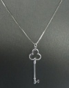 Sterling Silver Key Pendant 24 Necklace by Giani Bernini