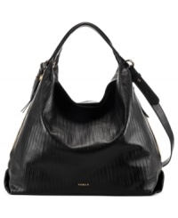 Designed to go uptown, downtown, and everywhere in between, this Furla design epitomizes urban elegance. Crafted from soft leather with signature detailing, it's ideal for whatever the day delivers. Designed to go uptown, downtown, and everywhere in between, this Furla design epitomizes urban elegance. Crafted from soft leather with signature detailing, it's ideal for whatever the day delivers.