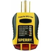 Sperry GFI6302 GFCI Outlet Tester Sperry GFI6302 GFCI Outlet Tester