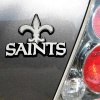 NFL New Orleans Saints Chrome Automobile Emblem