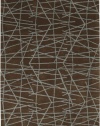 Area Rug 8x11 Rectangle Contemporary Brown Color - Surya Bombay Rug from RugPal