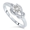 .50CT Everlong Diamond Solitaire Ring 14K White Gold