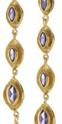 MELINDA MARIA Gwyneth Collection Amethyst Gwyneth Stiletto Earrings MELINDA MARIA Gwyneth Collection Amethyst Gwyneth Stiletto Earrings