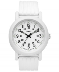 A watch design from Timex's Originals collection as pure as the driven snow. A watch design from Timex's Originals collection as pure as the driven snow.