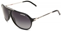 Carrera Hot/P/S Polarized Aviator Sunglasses,Black & Palladium Frame/Grey Shiny Polarized Lens,One Size Carrera Hot/P/S Polarized Aviator Sunglasses,Black & Palladium Frame/Grey Shiny Polarized Lens,One Size