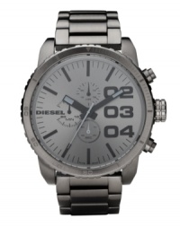 Big and bold, this aeronautical-inspired Diesel timepiece brings industrial cool. Big and bold, this aeronautical-inspired Diesel timepiece brings industrial cool.