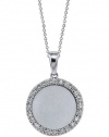 Effy Jewlery White Mother of Pearl and Diamond Pendant, .12 TCW