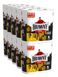 Brawny Giant Rolls White, 2 Rolls, Pack of 10 (20 Rolls) (Packaging May Vary) Brawny Giant Rolls White, 2 Rolls, Pack of 10 (20 Rolls) (Packaging May Vary)