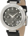 Kenneth Cole New York Men's KC1878 Classic Heritage Series Round Chronograph Classic Sub-Eye Grey Watch
